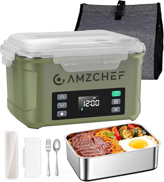 AMZCHEF elektrický lunch box